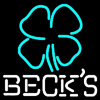 Becks Clover Beer Neon Sign