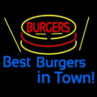 Best Burgers Intown Neon Sign