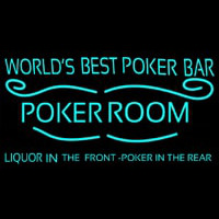 Best Poker Room Liquor Bar Beer Neon Sign