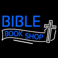 Bible Book Shop Neon Sign