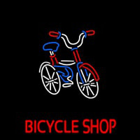 Bicycle Shop Logo Neon Sign