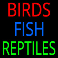 Birds Fish Reptiles 1 Neon Sign