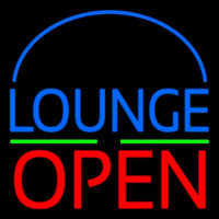 Block Lounge Open 1 Neon Sign