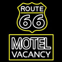 Block Motel Vacancy Neon Sign