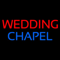 Block Wedding Chapel Neon Sign