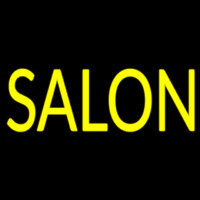 Block Yellow Salon Neon Sign
