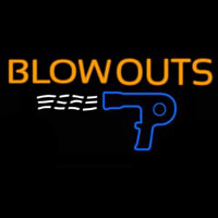 Blowouts Logo Neon Sign