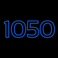 Blue 1050 Neon Sign