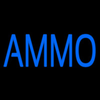 Blue Ammo Neon Sign