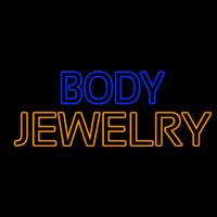 Blue And Orange Body Jewelry Neon Sign