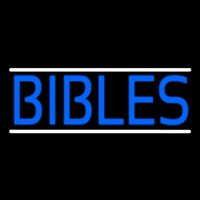 Blue Bibles Neon Sign