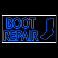 Blue Boot Repair Neon Sign