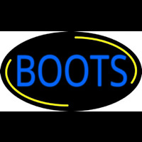 Blue Boots Neon Sign