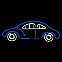 Blue Car Logo Neon Sign