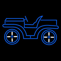 Blue Car Logo Neon Sign