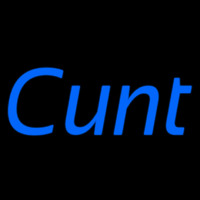 Blue Cunt Neon Sign