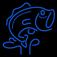 Blue Fish Neon Sign