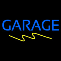 Blue Garage Neon Sign