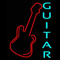 Blue Guitar 2 Neon Sign