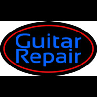 Blue Guitar Repair 4 Neon Sign