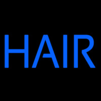 Blue Hair Block Neon Sign