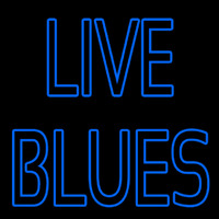 Blue Live Blues Neon Sign