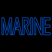 Blue Marine Neon Sign