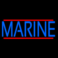 Blue Marine Neon Sign