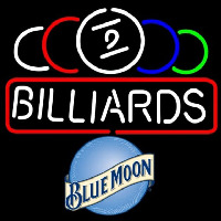 Blue Moon Ball Billiard Te t Pool 24 24 Beer Sign Neon Sign