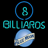 Blue Moon Ball Billiards Pool Beer Sign Neon Sign