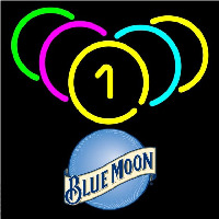 Blue Moon Billiard Rack Pool Beer Sign Neon Sign