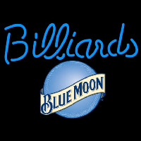 Blue Moon Billiards Te t Pool Beer Sign Neon Sign