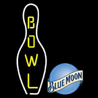 Blue Moon Bowling Beer Sign Neon Sign