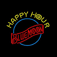 Blue Moon Classic Happy Hour Beer Sign Neon Sign