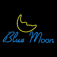 Blue Moon Italic Beer Sign Neon Sign