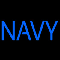 Blue Navy Neon Sign