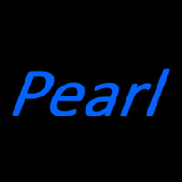 Blue Pearl Cursive Neon Sign