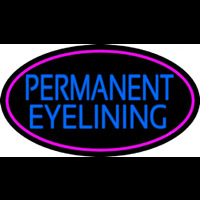 Blue Permanent Eye Lining Neon Sign