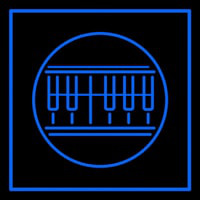 Blue Piano Neon Sign