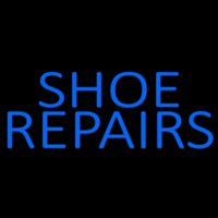 Blue Shoe Repairs Neon Sign