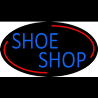 Blue Shoe Shop Neon Sign