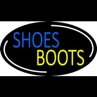 Blue Shoes Yellow Boots Neon Sign