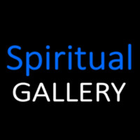 Blue Spritual Gallery Neon Sign