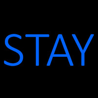 Blue Stay Neon Sign