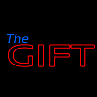 Blue The Red Gift Neon Sign