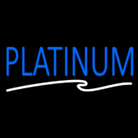Blue We Buy Platinum White Border Neon Sign