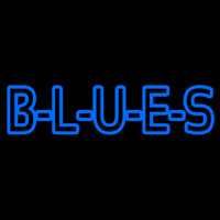 Blues Block Neon Sign