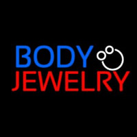 Body Jewelry Block Logo Neon Sign