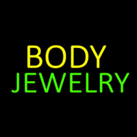 Body Jewelry Block Neon Sign