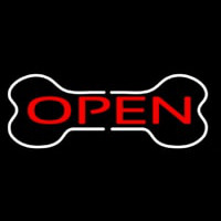 Bone Logo Open Neon Sign